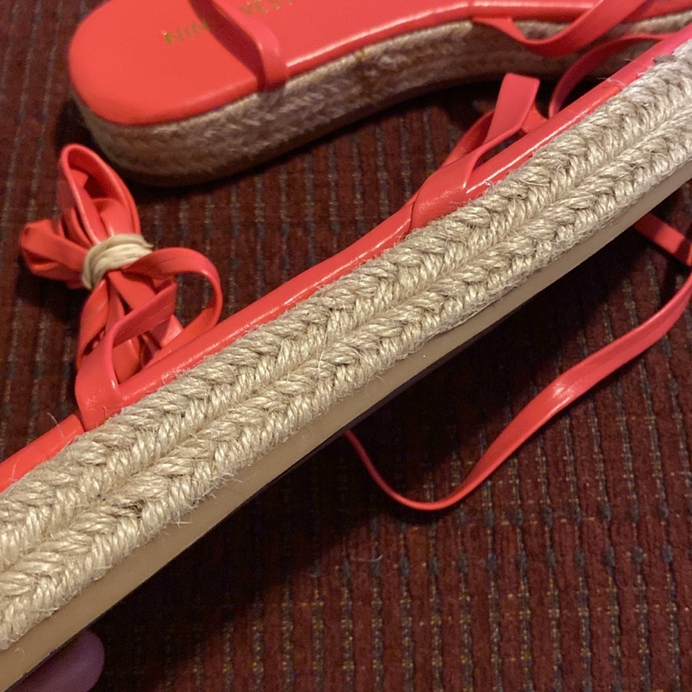 ***NWOT*** NINE WEST “MONEE 3” ESPADRILLE WEDGE SANDALS SIZE 9M - Picture 5 of 9